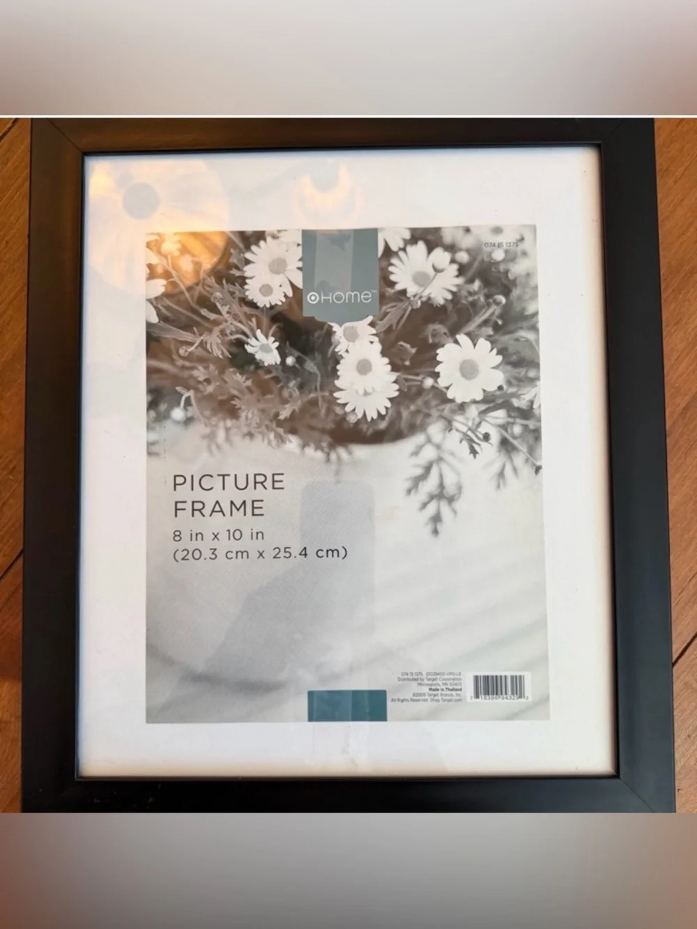 Target O Home 8x10 Black Picture Frame w/ White Mat Wall Mount